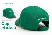 Real Cap Mockup, a Hat Mockup by We Design Everyday (Thumbnail 1 of 7)