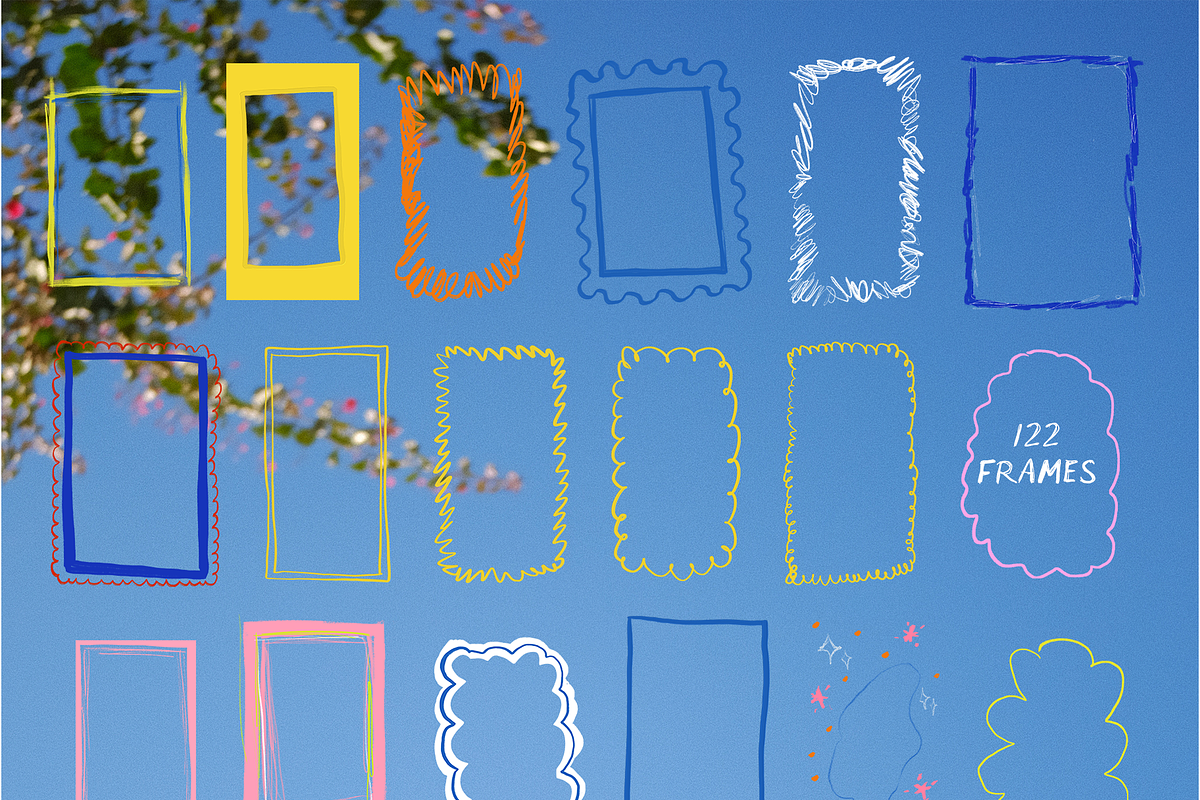 Sketchy Frames Collection, an Object Graphic by lerinartstudio (Photo 11 of 12)
