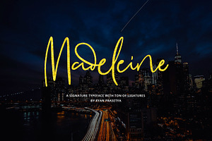 Madeleine Signature (+Webfont)