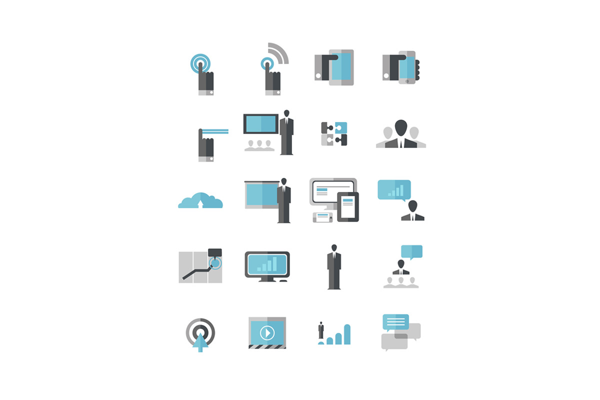 Modern Business Icons, an Icon by SJagiello