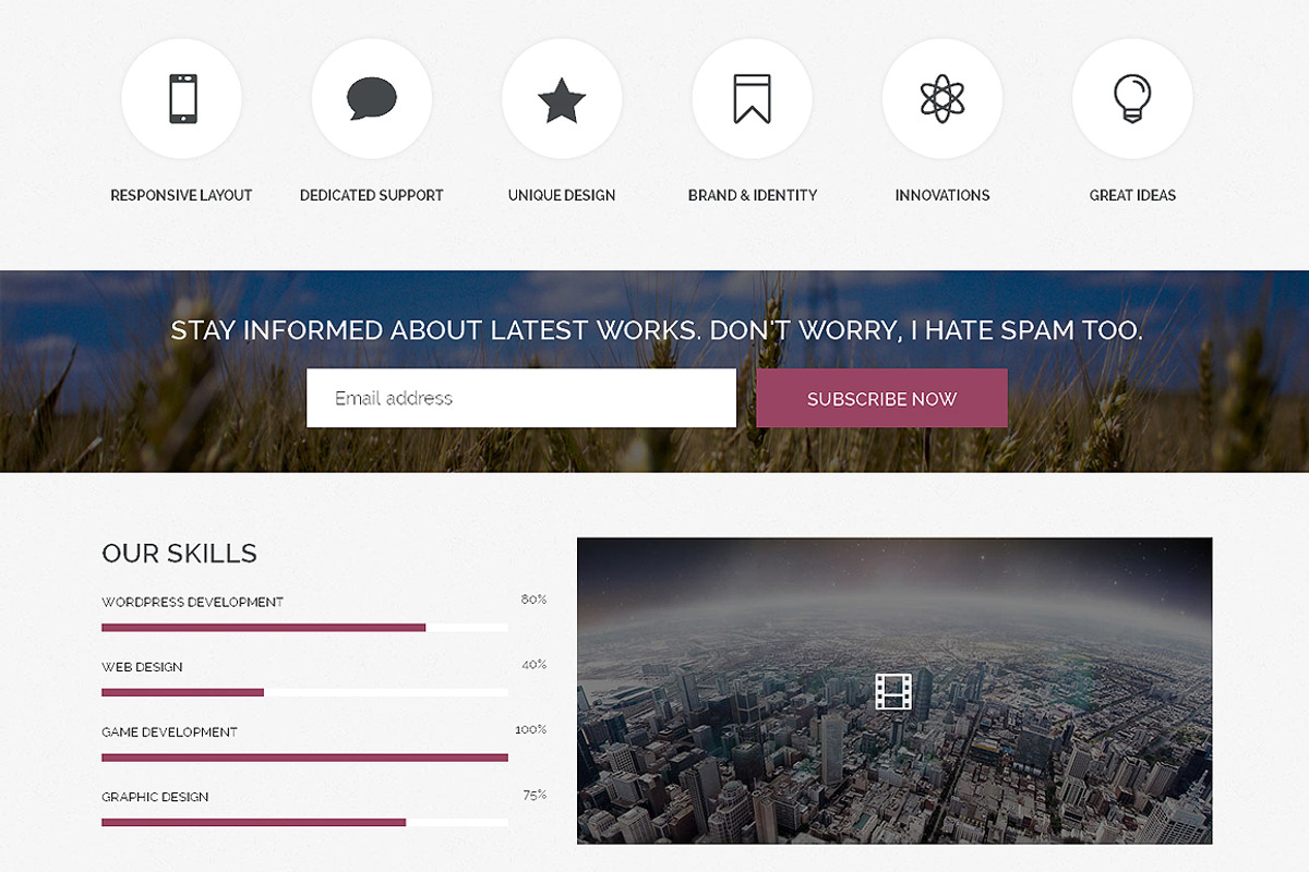 Independence Bootstrap Template, a Bootstrap Template by IceTemplates (Photo 3 of 4)