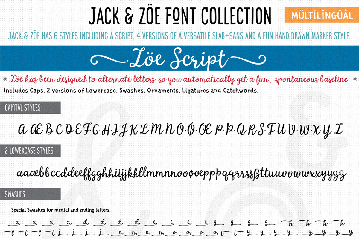 Jack and Zoe Font Collection, a Script Font by DISTRICT 62 STUDIO (Photo 10 of 11)
