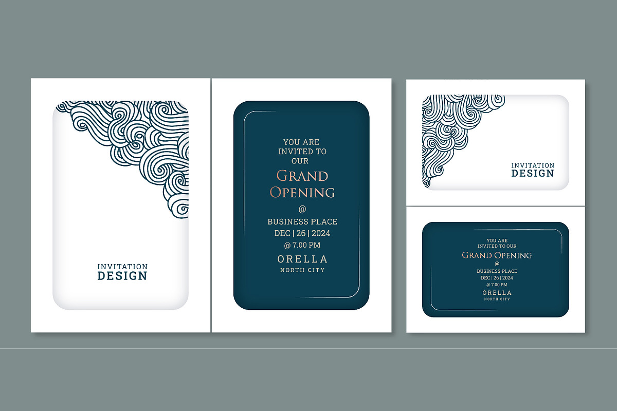 175+ Abstract Vector Invitations, an Invitation Template by M6 Gallery (Photo 49 of 126)