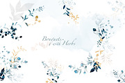 watercolor Blue flowers, Patterns, a Decorative Illustration by Lisima (Thumbnail 4 of 14)