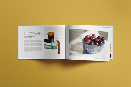 Landscape Magazine /brochure Mockup, a Books & Magazine Mockup by Tahtagraphic