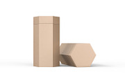 Sleek Hexagonal Packaging Mockup, a Packaging Mockup by Ram Studio LLC (Thumbnail 11 of 16)