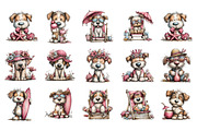 Whimsical Summer Dog Clipart, an Illustration by GatewayDesign (Thumbnail 3 of 3)