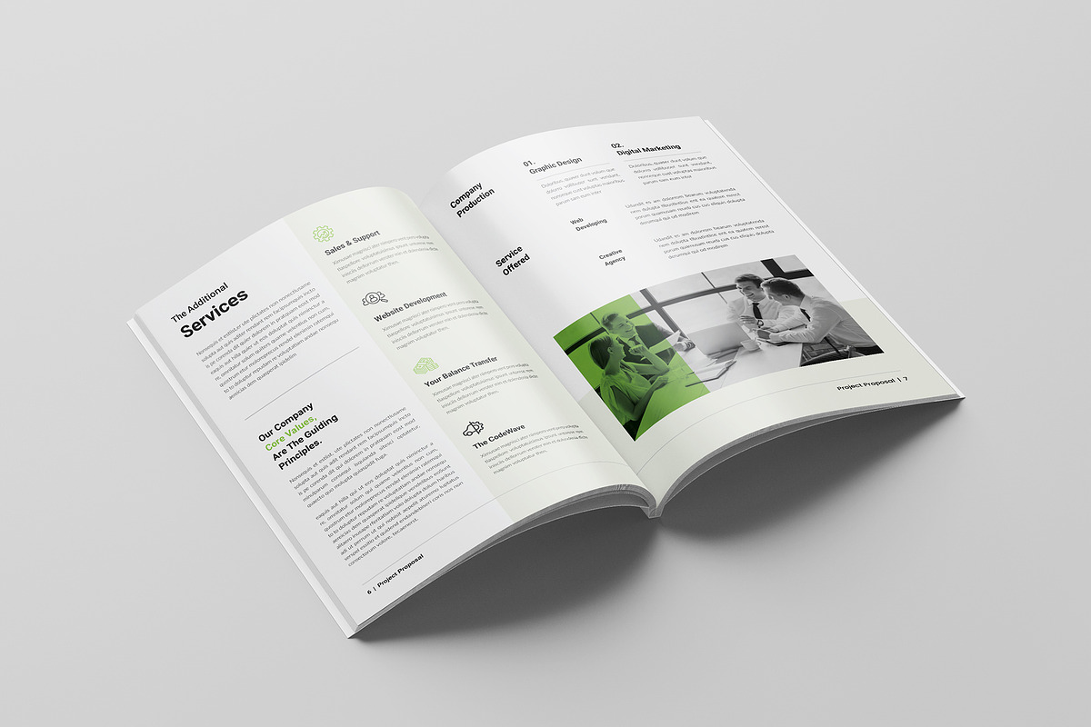 Proposal Template | InDesign + Canva, a Brochure Template by Spark_Creative (Photo 4 of 14)