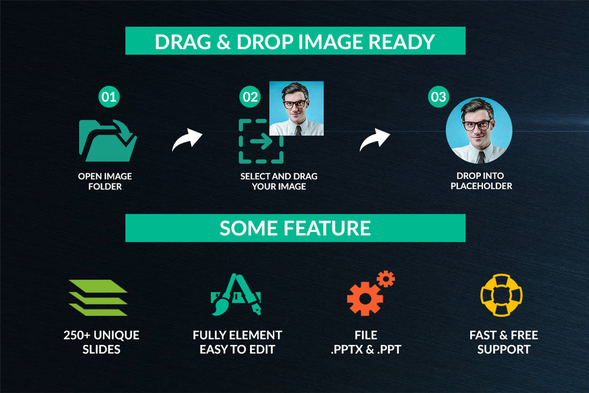 H.Z Presentation Template, a Presentation Template by UniqueStudio (Photo 2 of 11)