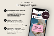 Pink Bold Instagram Canva Templates, a Social Media Template by Warmsoulgallery (Thumbnail 8 of 11)