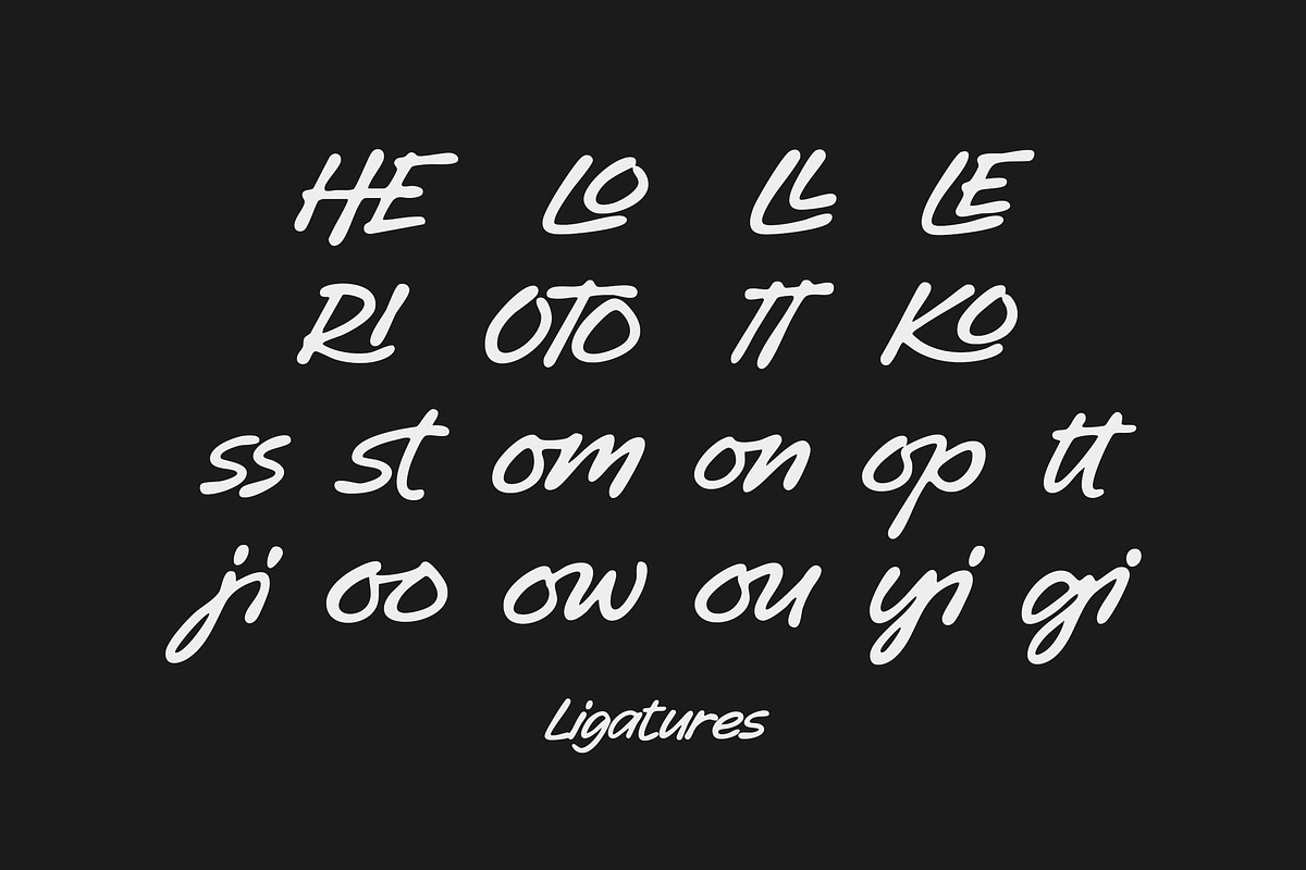 Lowstyle – Stylish Handwriting Font, a Handwritten Font by Blankids Studio (Photo 8 of 8)