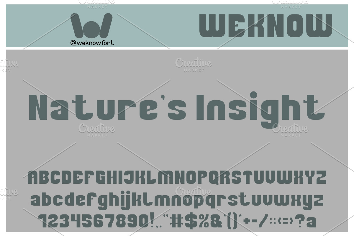 Mushroom font, a Sans Serif Font by weknow (Photo 3 of 5)