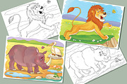 Cute African animals, an Animal Illustration by Haso (Thumbnail 4 of 11)