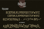 Brilout Display Font, a Sans Serif Font by Aktab Studio (Thumbnail 10 of 12)
