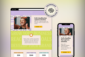 Squarespace Website template