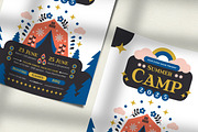 Folk Art Summer Camp Flyer Template, a Flyer Template by Hole Hope Design (Thumbnail 3 of 5)