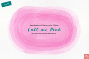 Watercolor background Call me Pink, a Texture Graphic by LittleAcornGraphics (Thumbnail 11 of 13)