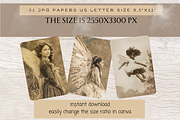 REALISTIC FAIRIES JUNK JOURNAL KIT, a Person Illustration by Daring Digies (Thumbnail 6 of 7)