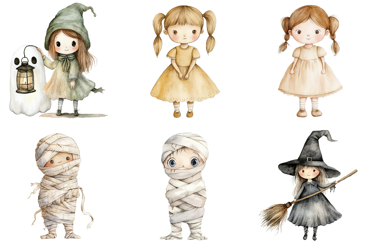 Neutral Halloween Clipart, an Illustration by CitraGraphics (Photo 2 of 6)
