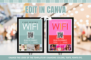 WiFi QR Code Sign - Green, a Marketing Template by SunshineStudioBoutique (Thumbnail 5 of 10)