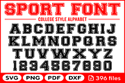 University Font Svg Png Pdf Dxf | Graphic Objects ~ Creative Market