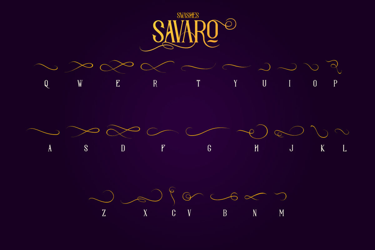 Savaro Typeface preview 5