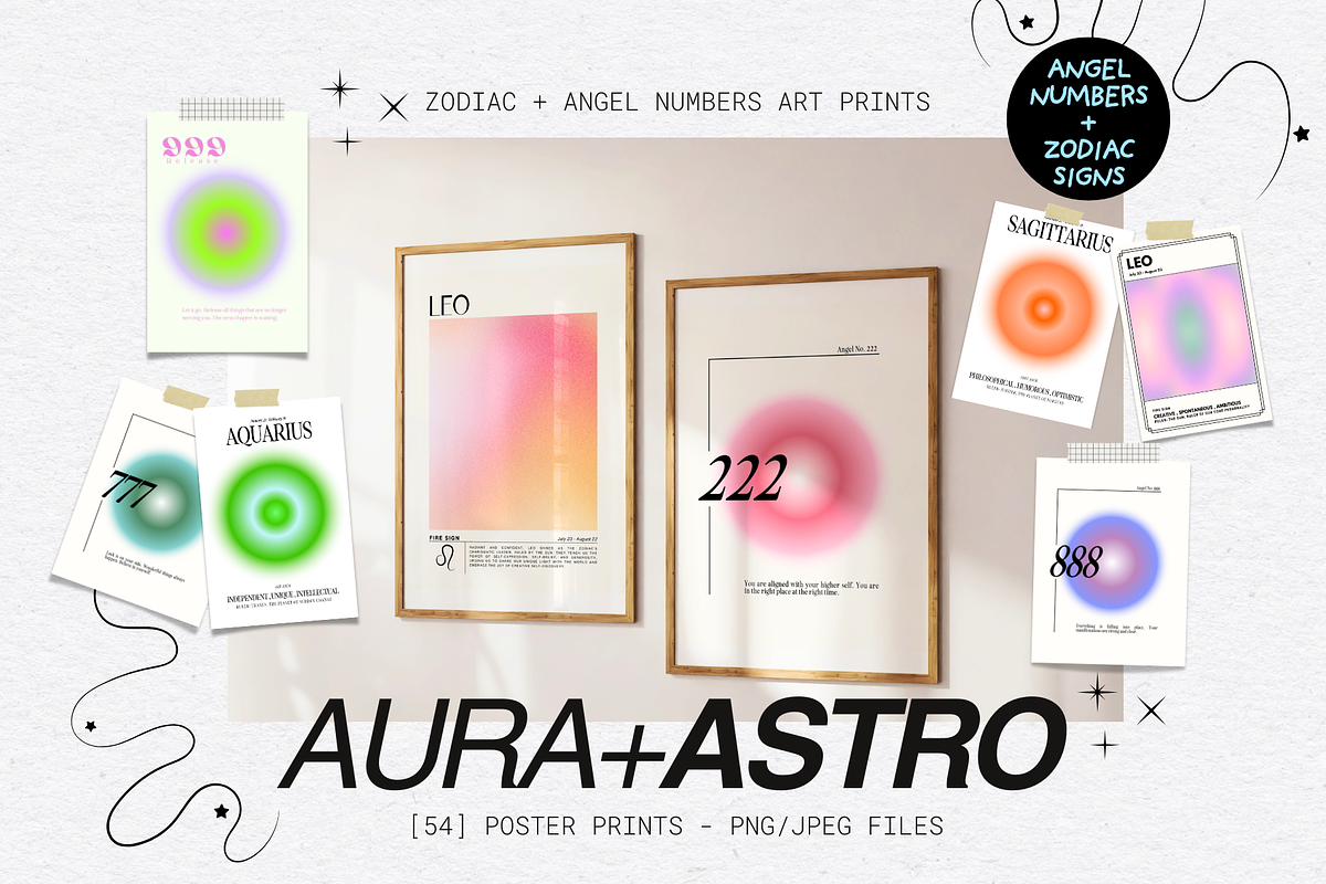 Aura Posters, a Background Graphic by Factoryluv Shop (Photo 1 of 8)