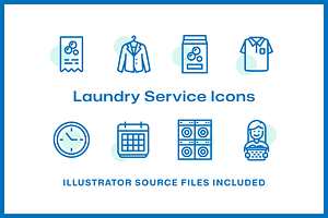 78 Laundry Service Icons