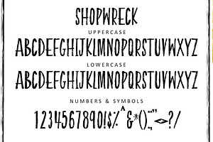 Shopwreck Marker Font