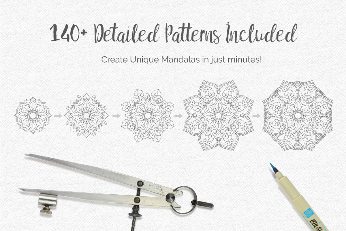 Coloring Book Mandala Creator preview 2