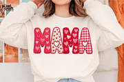 Retro Patchwork MAMA PNG, a Seasonal Illustration by Ink Gallery (Thumbnail 6 of 7)