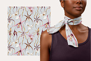 Orchid Herbarium Pattern Collection, a Pattern Graphic by SurfaceStories (Thumbnail 11 of 12)