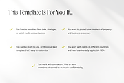 Non-Disclosure Agreement for SMM, a Templates & Theme by Anessta & Co (Thumbnail 6 of 8)