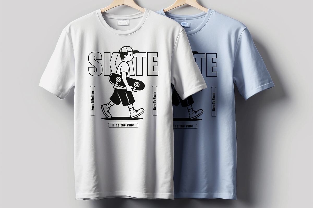 Skater Lifestyle Apparel Design, a Stationery Template by MightyDesign (Photo 3 of 6)