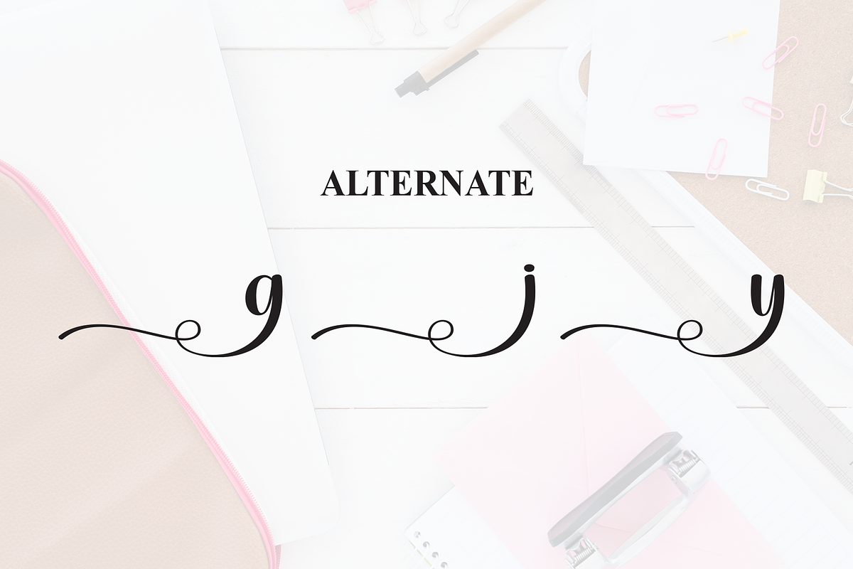 Sunday | Script Font, a Handwritten Font by Scratchones (Photo 8 of 9)