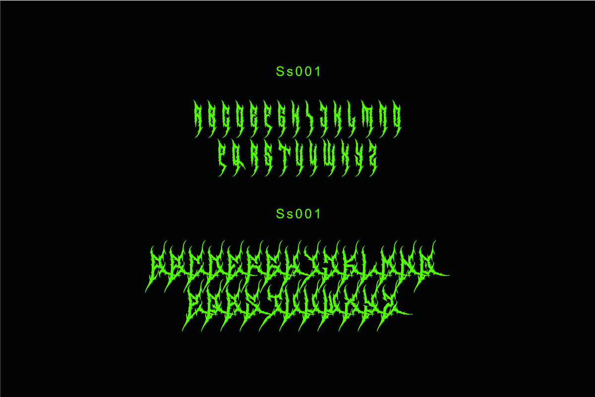 Ankers - Black Metal Font, a Blackletter Font by zamjumps (Photo 8 of 9)