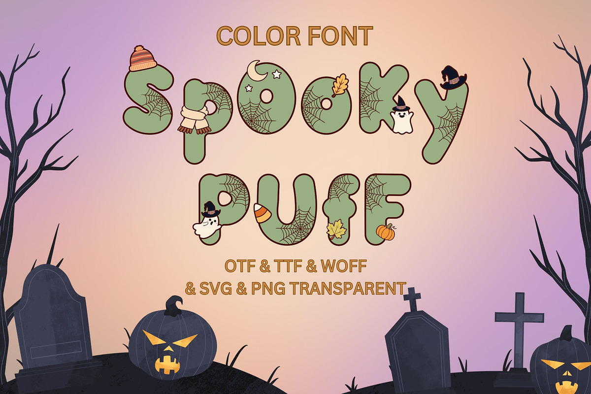 Halloween Font and Alphabet Bundle, a Sans Serif Font by Adalin Shop (Photo 9 of 19)