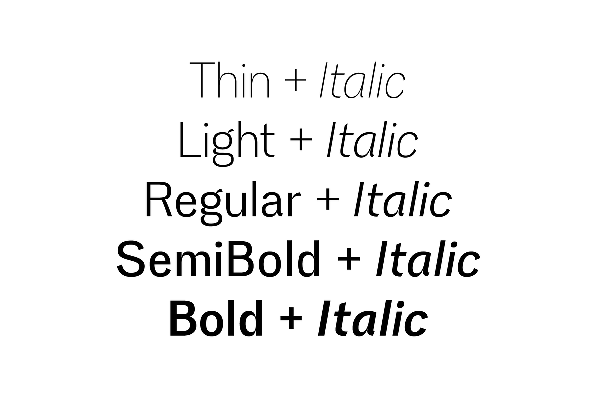 Eirene Sans - Type family, a Sans Serif Font by Tomas Castiglioni (Photo 2 of 20)