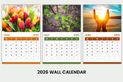 2026 Full Year Wall Calendar Canva, a Stationery Template by Mustafiz (Thumbnail 6 of 8)