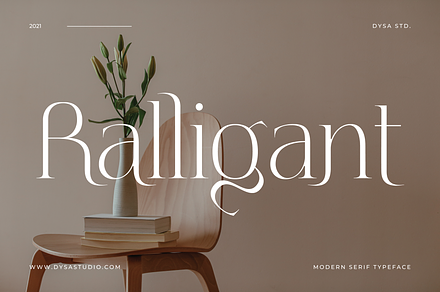Ralligant, a Serif Font by DYSA Studio