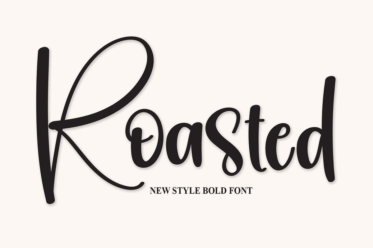 Roasted | Script Font, a Script Font by Scratchones (Photo 1 of 8)