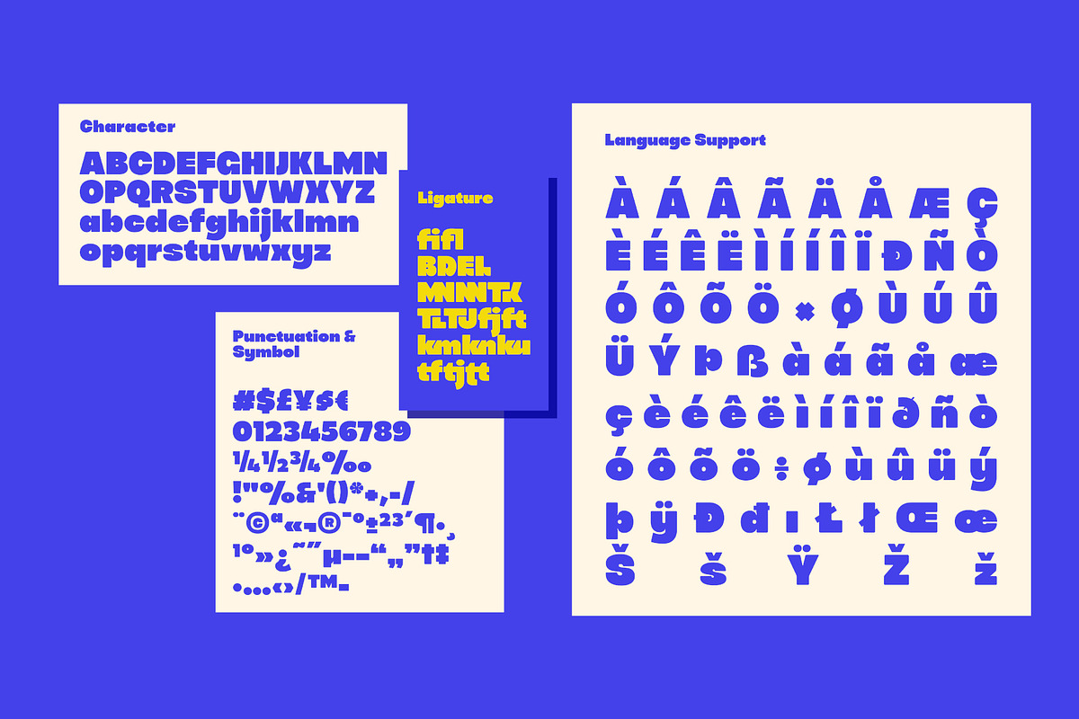 Pottred Bold Display Font, a Sans Serif Font by Glyphminds Studios (Photo 2 of 4)