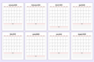 2025 Life Planner Canva Template