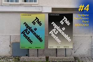 15 European City Poster Mockups VOL2