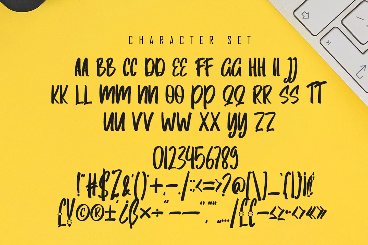 Tusrya - Playful Display Font, a Handwritten Font by skiiller studio (Photo 5 of 6)