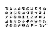 50 Cozy Academia Icons, an Outline Icon by Side Project (Thumbnail 3 of 8)