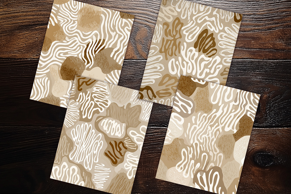 Desert Whisper Pattern Digital Paper, a Background Graphic by V Design Creator (Photo 8 of 12)