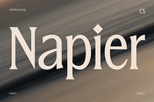 CS Napier – Modern Font
