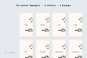 Zephyr Instagram Highlight Covers, a Pattern Graphic by Head of House (Thumbnail 2 of 5)