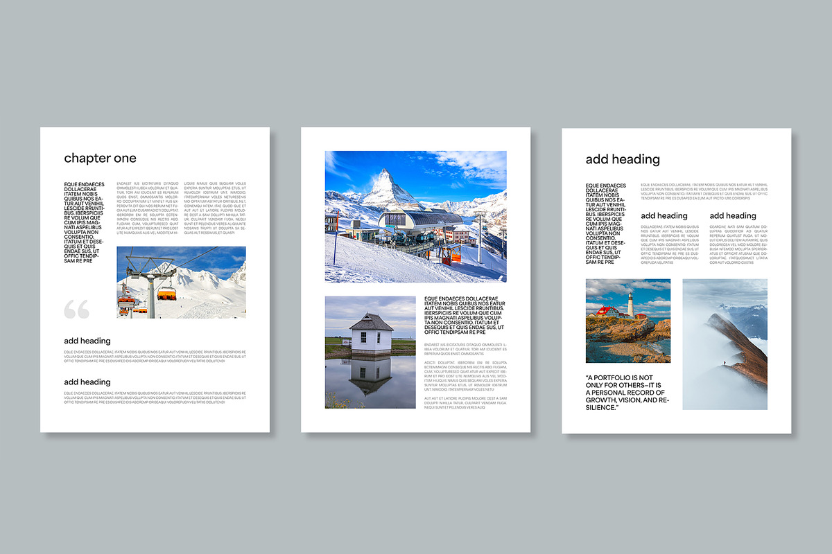 Creative Portfolio EBook Template preview 4